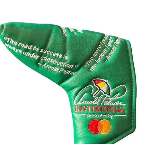 Arnold Palmer Invitational Bay Hill Golf Putter Head Cover - LE150 Green - Picture 2 of 10